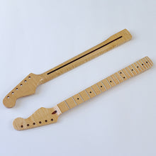 Load image into Gallery viewer, Electric Guitar Neck | 22 frets | Canadian Tiger Maple | Neck for ST-Style Electric Guitar - Charles Morgan Guitars