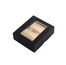 Load image into Gallery viewer, Alnico V Humbucker Pickup Set | Neck and Bridge | Gold | Pickups for LP/SG-Style Electric Guitar - Charles Morgan Guitars