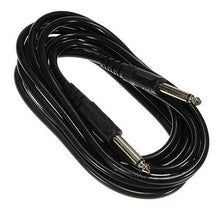 Load image into Gallery viewer, Audio Cable | Black | 10 ft | 6.35mm 1/4 inch Audio/Instrument Patch Cable - Gigbagger