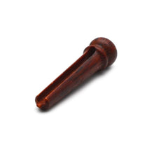 Load image into Gallery viewer, Acoustic Guitar Bridge Pins | Pure Cocobolo Wood with 3 Types of Inlay | Charles Morgan Guitars