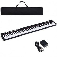 Load image into Gallery viewer, BX-II | Black | 88-Key Portable Weighted Digital Piano with Bluetooth and MP3 - Gigbagger