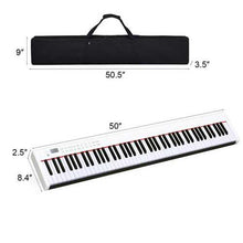 Load image into Gallery viewer, BX-II | White | 88-Key Portable Weighted Digital Piano with Bluetooth and MP3 - Gigbagger