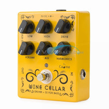 Load image into Gallery viewer, CALINE | CP-60 | "Wine Cellar" Driver+DI Classic Tube Bass Amp Effect Pedal - Gigbagger