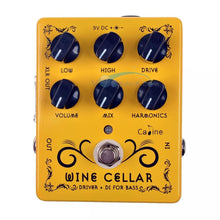 Load image into Gallery viewer, CALINE | CP-60 | "Wine Cellar" Driver+DI Classic Tube Bass Amp Effect Pedal - Gigbagger