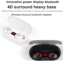 Cargar imagen en el visor de la galería, Ear Phones | 4 Styles | Waterproof Wireless Bluetooth 5.0 TWS Earphones with LED Display and Charging Box for iOS or Android - Gigbagger