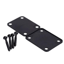 Load image into Gallery viewer, Neck Plate | Chrome or Black | Replacement Plate for Guitar Neck | Includes: Joint Board with Screws - Gigbagger