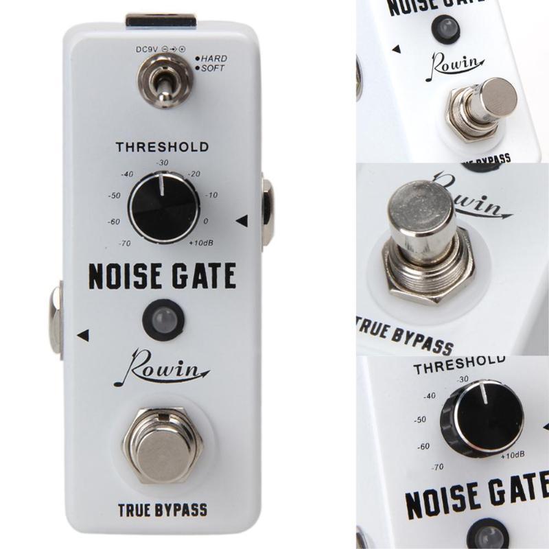 rowin pedals Rowin Noise Gate Guitar Pedal Guitar Effect Pedals Noise Suppression Effects for Electric Guitar Hard Soft Modes