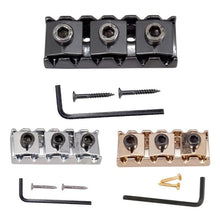 Load image into Gallery viewer, Guitar Locking Nut / String Lock | 1 pcs | Size: 42.2 mm | Includes: Allen Wrench | Gold, Black or Chrome - Gigbagger