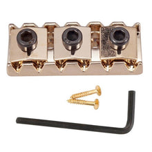 Load image into Gallery viewer, Guitar Locking Nut / String Lock | 1 pcs | Size: 42.2 mm | Includes: Allen Wrench | Gold, Black or Chrome - Gigbagger