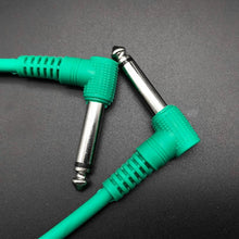 Load image into Gallery viewer, Patch Cable | 1 pcs | Length: 15cm or 30cm | 6.35mm Angled Audio Cable | Multiple Colors - Gigbagger