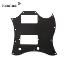 Load image into Gallery viewer, Guitar Pickguard | Black | Full Face Pickguard Scratch Plate for SG-Style Guitar - Gigbagger