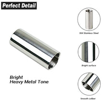 Load image into Gallery viewer, Guitar Slide Set | Includes: 1 Glass Slide, 1 Steel Slide, 1 Brass Slide, and Finger Picks - Gigbagger