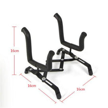 Load image into Gallery viewer, Ukulele Guitar Stand | Black | Iron | Adjustable/Expandable Floor Display Guitar Stand - Gigbagger