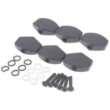 Load image into Gallery viewer, Machine Heads | 1 Set | Black or Silver | Machine Heads/Tuning Pegs Replacements for Electric, Acoustic, Classical Guitar | Zinc Alloy - Gigbagger