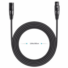 Load image into Gallery viewer, NEEWER | Microphone Cable | Black | Length: 3 meters | XLR Male to XLR Female Converter Cable - Gigbagger