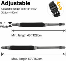 Load image into Gallery viewer, Guitar Strap with 3D Sponge Filling | 3.5 Inches Wide | Guitar Strap with 6 Guitar Picks - Charles Morgan Guitars