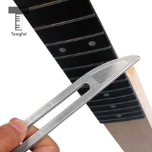 Load image into Gallery viewer, Stainless Steel Crowning File with Diamond Abrasives for Guitar Frets | Professional Luthier Tool - Gigbagger