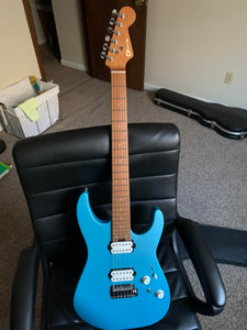 Charvel Pro-Mod DK24 HH 2PT Electric Guitar in Matte/Satin Blue Frost!!