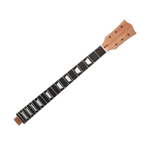 Electric Guitar Neck | Mahogany Fingerboard with Trapezoid Inlays | Guitar Neck for LP-Style Electric Guitar - Charles Morgan Guitars