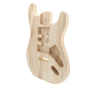 Unfinished Electric Guitar DIY Body | Solid Sycamore | HSH | Guitar Body for ST-Style Electric Guitar - Charles Morgan Guitars