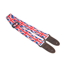 Load image into Gallery viewer, Guitar Strap with Leather Ends | Adjustable Shoulder Strap for Guitar - Charles Morgan Guitars

