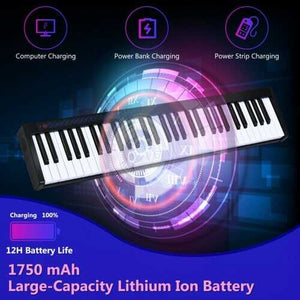 Digital Piano | Black | 61-Key | Portable Digital Stage Piano with Carrying Bag - Gigbagger