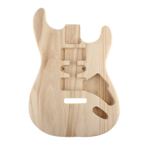 Unfinished Electric Guitar DIY Body | Solid Sycamore | HSH | Guitar Body for ST-Style Electric Guitar - Charles Morgan Guitars