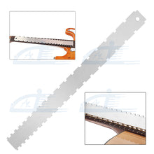 Load image into Gallery viewer, Notched Fret Ruler | Fingerboard Straight Edge to Check Frets | Luthier Tool - Charles Morgan Guitars
