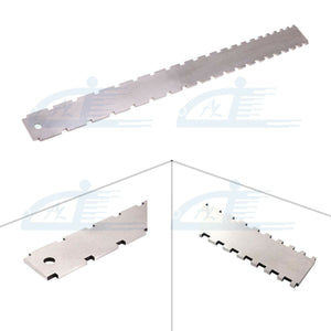 Notched Fret Ruler | Fingerboard Straight Edge to Check Frets | Luthier Tool - Charles Morgan Guitars