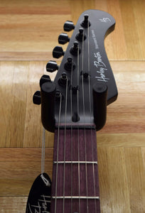 Harley Benton ST-20HSS SBK Standard Series Stratocaster in Matte Black - Charles Morgan Guitars