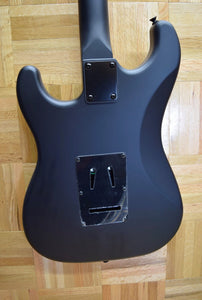 Harley Benton ST-20HSS SBK Standard Series Stratocaster in Matte Black - Charles Morgan Guitars