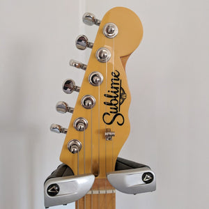 Sublime Tomcat Standard Electric Guitar in TV Yellow - Charles Morgan Guitars