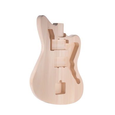 Unfinished Electric Guitar DIY Body | Basswood Mustang-Style Electric Guitar - Charles Morgan Guitars