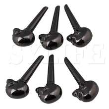 Load image into Gallery viewer, Acoustic Guitar Bridge Pins | Set of 6 | 8mm | Metal Skull Bridge Pins
