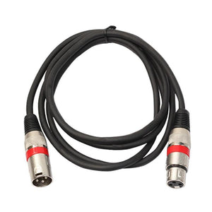 Microphone Cables | 10 Pack | Length: 6 ft | 3-Pin DMX/XLR Connector Cables - Gigbagger