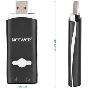 NEEWER | Audio Adapter | NW-U30 USB External Stereo Adapter for PC/Laptop Recording - Gigbagger