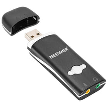 Load image into Gallery viewer, NEEWER | Audio Adapter | NW-U30 USB External Stereo Adapter for PC/Laptop Recording - Gigbagger
