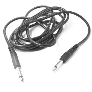 Audio Cable | Black | 10 ft | 6.35mm 1/4 inch Audio/Instrument Patch Cable - Gigbagger