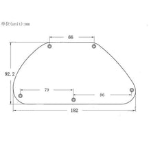 Load image into Gallery viewer, Backplate | 1 Piece | Black | Plastic Electric Guitar Wiring Cavity Backplate Cover - Gigbagger
