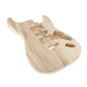 Unfinished Electric Guitar DIY Body | Solid Sycamore | HSH | Guitar Body for ST-Style Electric Guitar - Charles Morgan Guitars