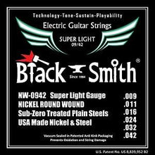 Load image into Gallery viewer, BLACKSMITH | Gauge: .010 | Regular Light | Nickel Round Wound Electric Guitar Strings - Gigbagger
