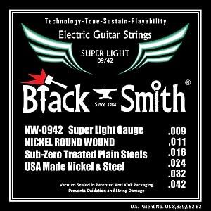 BLACKSMITH | Gauge: .010 | Regular Light | Nickel Round Wound Electric Guitar Strings - Gigbagger