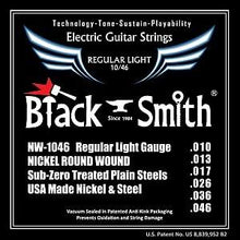 Load image into Gallery viewer, BLACKSMITH | Gauge: .010 | Regular Light | Nickel Round Wound Electric Guitar Strings - Gigbagger
