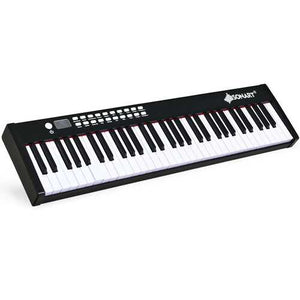 BX-II | 61 Key | Black | Digital Piano Touch Sensitive with Bluetooth and MP3 - Gigbagger