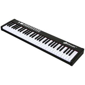 BX-II | 61 Key | Black | Digital Piano Touch Sensitive with Bluetooth and MP3 - Gigbagger