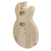 Load image into Gallery viewer, Unfinished Electric Guitar DIY Body | Natural Wood Body for LP-Style Electric Guitar - Charles Morgan Guitars
