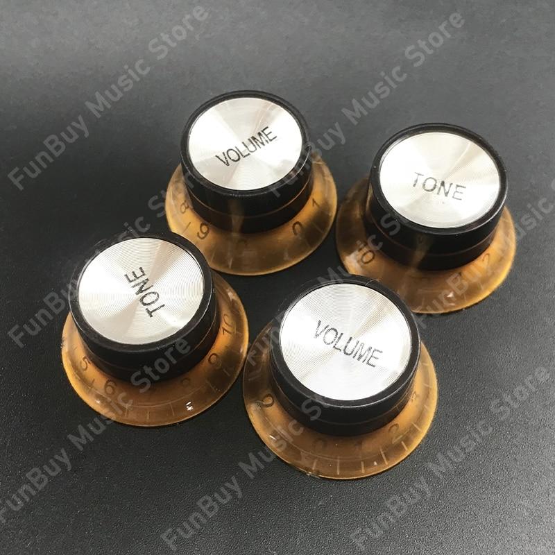 Control Knobs | Coffee | 2 Tone / 2 Volume | LP/SG-Style Electric Guitar Control Knobs - Gigbagger
