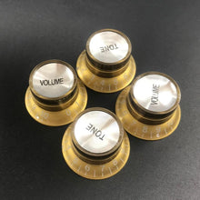 Load image into Gallery viewer, Control Knobs | Gold | 2 Tone / 2 Volume | LP/SG-Style Electric Guitar Control Knobs - Gigbagger
