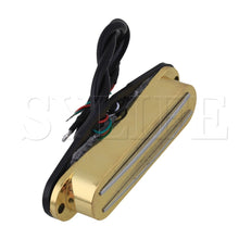 Load image into Gallery viewer, Dual Rail Humbucker Pickup | 4-wire | Gold | for ST-Style Electric Guitar - Gigbagger
