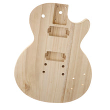 Load image into Gallery viewer, Unfinished Electric Guitar DIY Body | Natural Wood Body for LP-Style Electric Guitar - Charles Morgan Guitars
